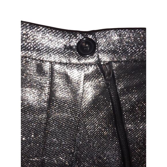 Proenza Schouler Sz 2 Silver Grey Metallic Pencil Skirt - Picture 3 of 5